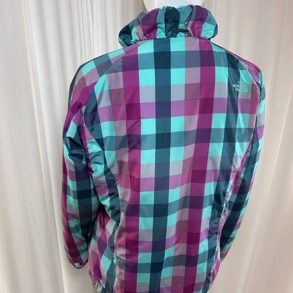 The  North face  women’s Plaid Multicolor Jacket - Picture 4 of 7